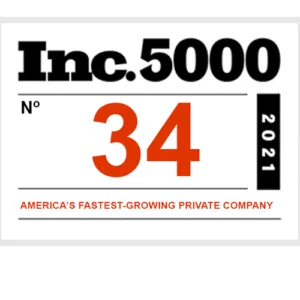 Global ranked #34 fastest growing company in the U.S. by Inc. Magazine.