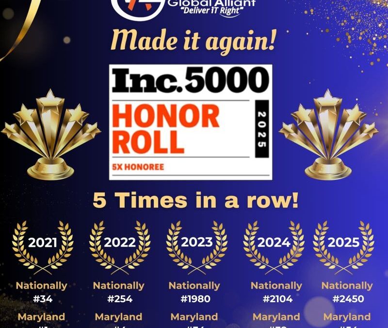 Inc 5000 Five Years in a Row