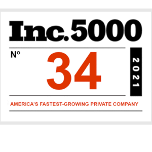 Global ranked #34 fastest growing company in the U.S. by Inc. Magazine.